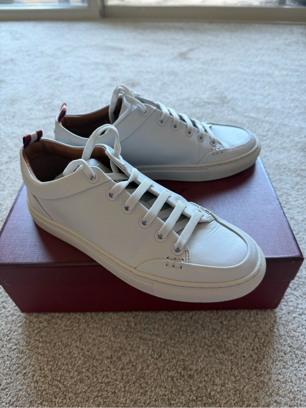 LIKE NEW Bally Heleny/38 Women sneaker, US 6.5, Calf Plain